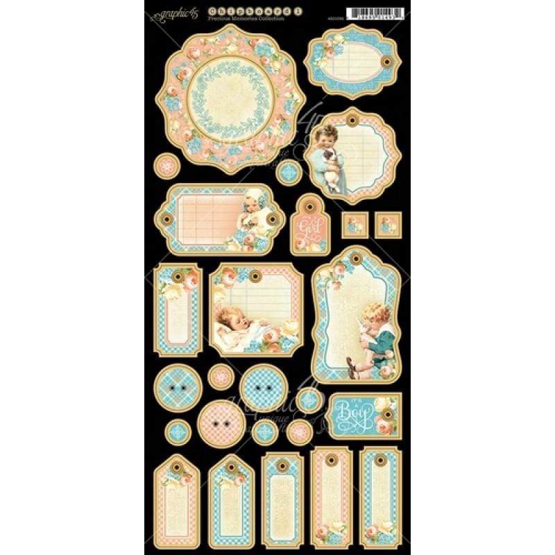 Graphic 45 Precious memories Chipboard (4501096)